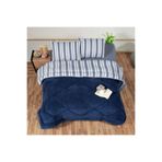 Kristal Soft Relax Uyku Seti Çift Kişilik Lacivert