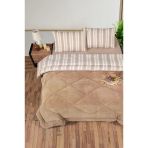 Kristal Soft Relax Uyku Seti Çift Kişilik Vizon