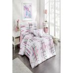 Kristal Style Nevresim Takımı Çift Kişilik - Pembe - 200 x 220 cm