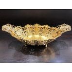 Kristal Taşlı Ayaklı Gold Gondol Çikolatalık Lkm-410