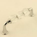 Kristal Taşlı Kulp 96Mm Seffaf