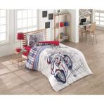 Kristal Tek Kişilik Ranforce Kapitone Nevresim Takımı Storm - 160 x 220 cm - Renkli