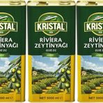 Kristal Zeytinyağı 15LT Riviera (Teneke) (3PK*5LT)