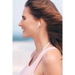 Krizantem Android IOS Tüm Telefonlar ile Uyumlu 2.nesil Bluetooth Kulaklık + Kılıf - Beyaz