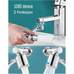 Krizantem Dönebilen Musluk Başlığı Akrobat Mutfak Banyo Lavabo Bataryası Musluk Ucu Başlığı Oynar Başlıklı