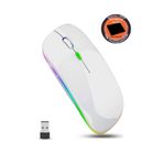 KRL Kablosuz Şarj Edilebilir Şarjlı Bluetooth Fare Wireless Mouse Sessiz 1200 Dpı Kontrol