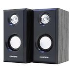Krl Pc Hoparlör USB 2.0 Ahşap Full -Bass Tizz - Siyah
