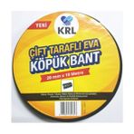 Krl Yeşil-Siyah Çift Taraflı Eva Köpük Bant 20 Mm X 10 Mt - 20mmx10mt