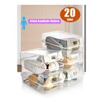 KRM HOME 20'li Set Erkek Ayakkabı Ve Kadın Botu Saklama Kutusu - Ayakkabı Düzenleyici