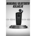 Krm Makaralı Bluetooth Kulakiçi Yaka Kulaklığı Kablosuz Kulaklık Krm