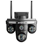 Krntech Avenir Av-s316x3 4 Kameralı 16mp 3kamerası 10x Zoom 3 Ptz Dönebilen Wifi Sesli Kamera Av-s316x3