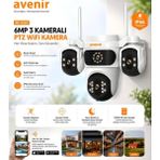 Krntekno Avenir AV-S323 6mp 3 Kameralı Wifi Kamera