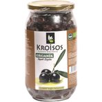 Kroisos 700 gr Organik Yağlı Salamura Siyah Zeytin