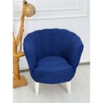 Krokan Kumaş Tekli Midye/papatya Koltuk Kalıbı Koltuk Örtüsü - Saks