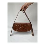 Kroko Manc Kahverengi Taba Model Ayarlanabilir Saplı Kadın El Ve Omuz Çantası Omuz Günlük Hediyelik kahverengi Standart