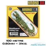 Krokodil 0,80 mm 31 kg 100 mt Paket Misina