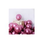 Krom Balon 12" Inç Pembe Renk 20 Adet