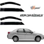 Krom Cam Rüzgarlığı 1.2mm Fiat Albea/palıo/sıena 4'lü / Caru430