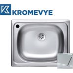 Krom Evye Classıc EC-105-D Sol Desenli Paslanmaz Çelik Mutfak Evyesi