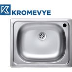 Krom Evye Classic EC-105 Sağ Paslanmaz Çelik Mutfak Evyesi