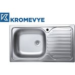 Krom Evye Classıc EC-140 Sağ Paslanmaz Çelik Mutfak Evyesi