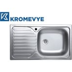 Krom Evye Classıc EC-140 Sol Paslanmaz Çelik Mutfak Evyesi
