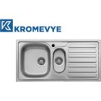 Krom Evye Classıc EC-336 Sağ Paslanmaz Çelik Mutfak Evyesi