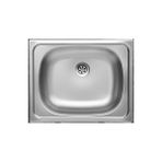 Krom Evye Paslanmaz Çelik Evye 40 x 50 cm Classic 105 Dekorlu - Parlak Krom