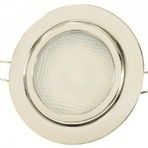 Krom Gömme Spot 12 V Gün Işığı 9 Led Yaylı