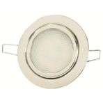 Krom Gömme Spot 24 V Gün Işığı 9 Led Yaylı