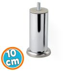 Krom Gümüş 10 Cm 51 Mm Kalın Metal Mobilya Ayağı Modern Dayanıklı Koltuk Kanepe Tv Ünitesi M8 Civata