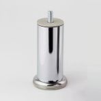 Krom Gümüş 12 Cm Kalın 51 Mm Metal Mobilya Ayağı Modern Dayanıklı Koltuk Kanepe Tv Ünitesi M8 Civata