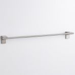 Krom Gümüş Metal Uzun Havluluk 49 Cm Duvara Monte Vidalı Lüks Banyo Asma Askı Çubuk Tasarım