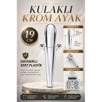 Krom Kaplama Plastik Sehpa Ayağı 19 Cm Mobilya Kanepe Koltuk Ayağı Ayak