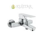 Krom Kare Aç Kapa Banyo Bataryası %100 Pirinç 2 Yıl Garantili