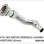 Krom Körüklü Lavabo Sifonu