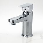 Krom Lavabo Bataryası Paslanmaz Gövde Tek Kollu Sıcak Soğuk Su Ayarlı Şık Modern Musluk