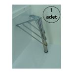 Krom Metal 20 Cm Tel Ayak Koltuk Ayağı, Dolap Ayağı, Konsol Ayağı, Metal Ayak, Berjer Ayağı