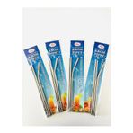 Krom Pipet - Paslanmaz Çelik - 4 Parça - Fırçalı - Metal Pipet Seti