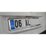 Krom Plakalik 2Adet Yeni Nesil Krom Plaka Çerçevesi 228108564