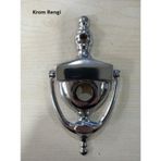 Krom Renkli Kapı Tak Tak Dürbün Ahşap ve Çelik Kapı Tokmağı