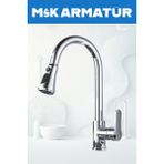 Krom Spirelli Lüx Eviye Batryası Çeşmesi