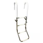 Krom Tekne Merdiveni Katlanır 4 Basamaklı 35X120cm