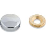 Krom Vida Kapama Vida Deliği Kapatma Tapası 20 mm - Mobilya Hırdavatı