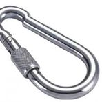 Krom Vidalı Karabina 6mm