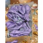 Krom Violet Metalik Latex Balon, 11 İnç, 20 Adet, Parti Süslemesi için