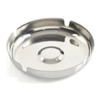 Kromajlı Metal Kül Tablası 11cm Paslanmaz Çelik Yuvarlak Küllük