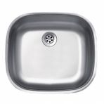 Kromevye EC 102 D Tezgahaltı Kare Eviye