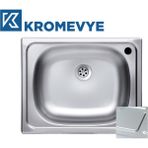 Kromevye Krom Evye Classıc EC-105 Sağ Desenli 40X50 Paslanmaz Çelik Mutfak Evyesi