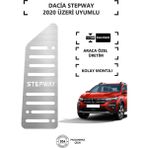 KromGaraj Dacia Stepway 2020 Üzeri Ayak Dinlendirme Pedalı Krom Ayak Dayama Pedalı - Gri